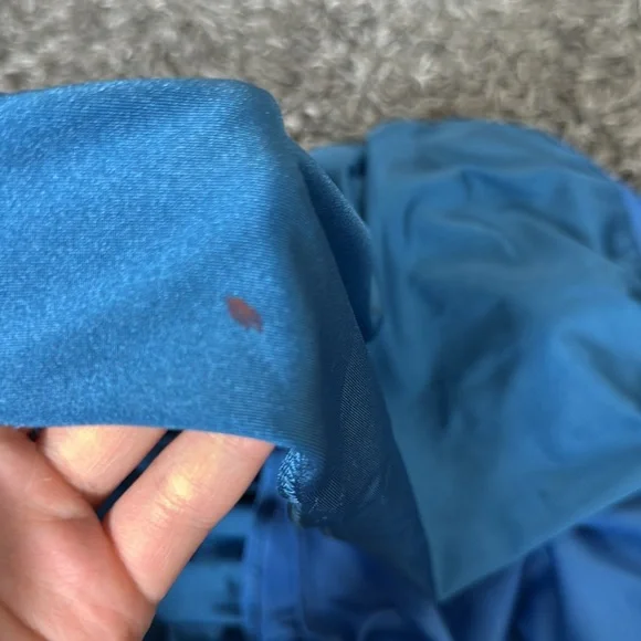 Elegant Blue Halter Evening Gown - Picture 3 of 5